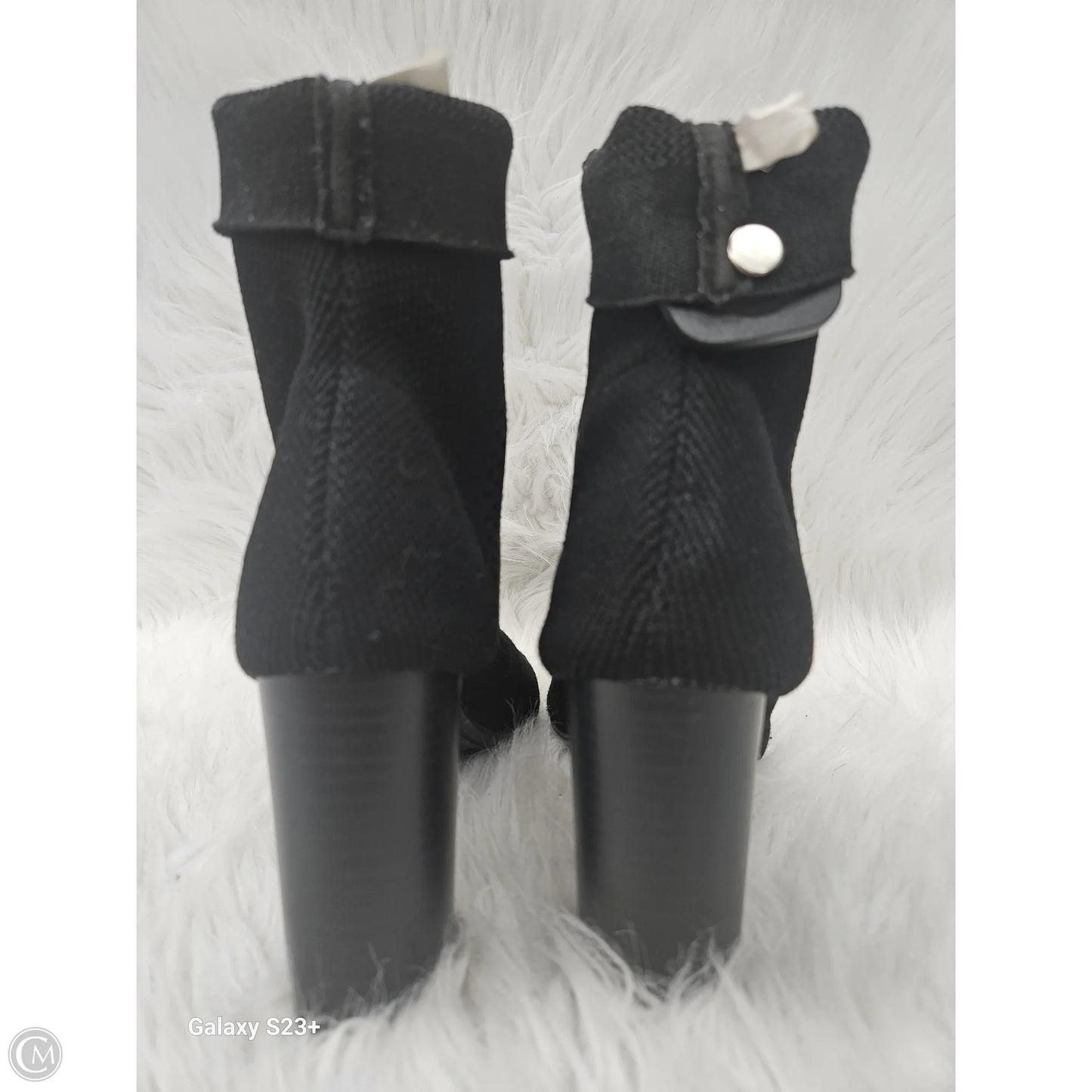 Boots Ankle Heels By Mossimo In Black, Size: 8
