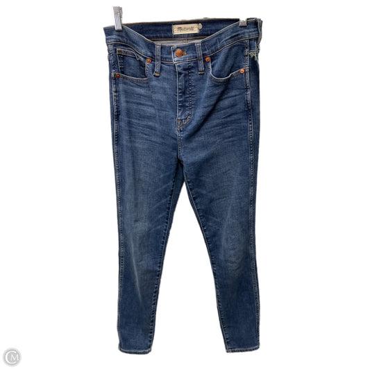 Jeans Skinny By Madewell In Blue Denim, Size: 4