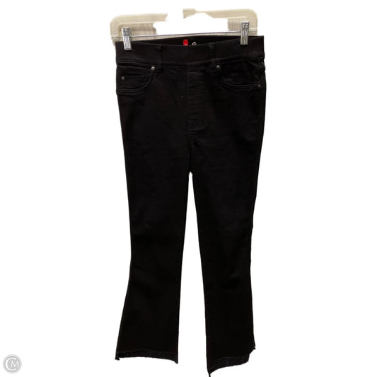 Jeans Boot Cut By Spanx In Black Denim, Size: 4