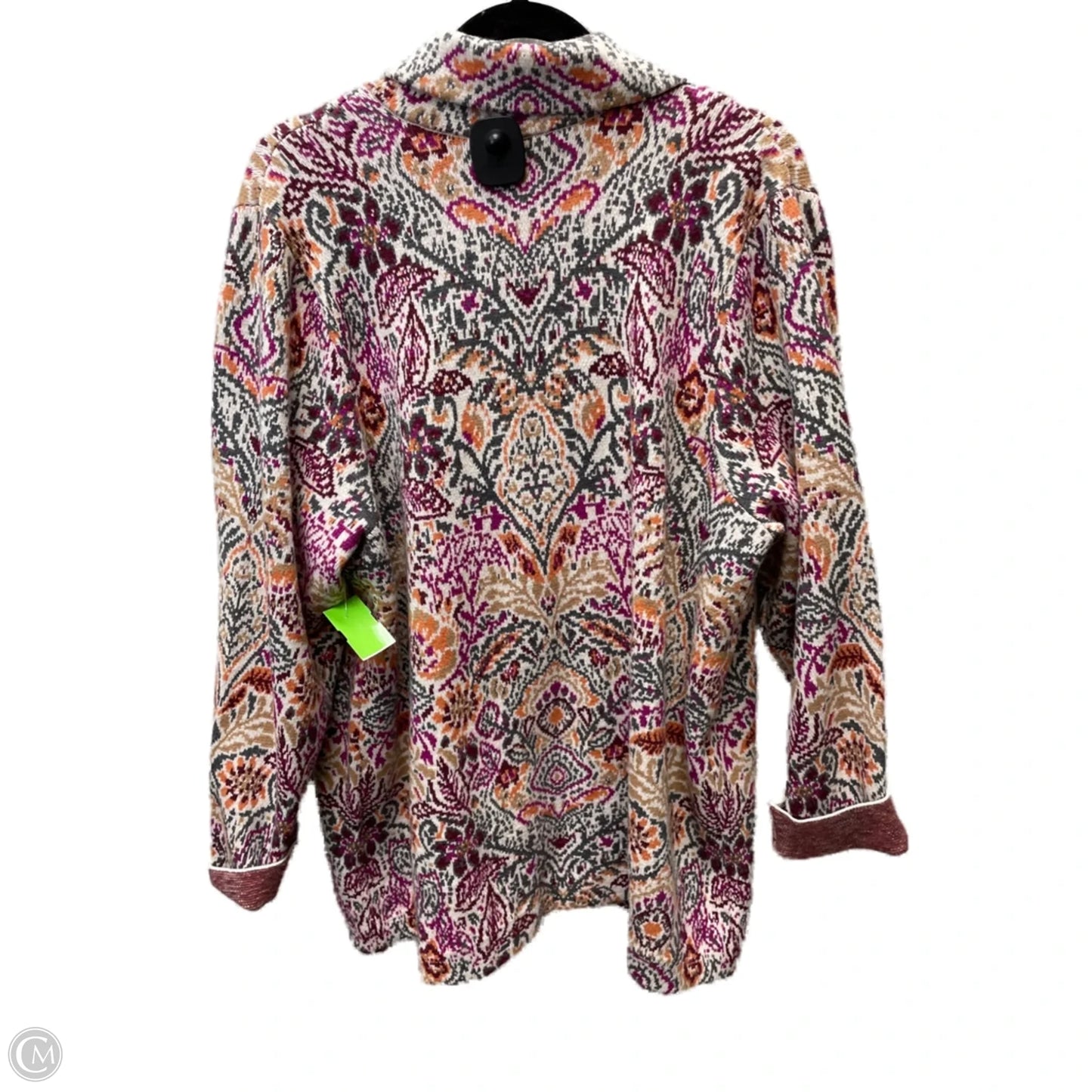 Jacket Other By J. Jill In Grey & Purple, Size: Xl