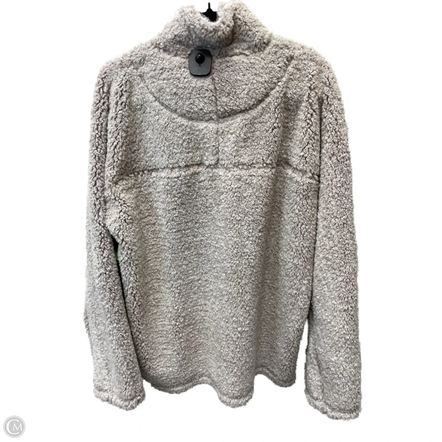 Jacket Faux Fur & Sherpa By True Grit In Taupe, Size: L