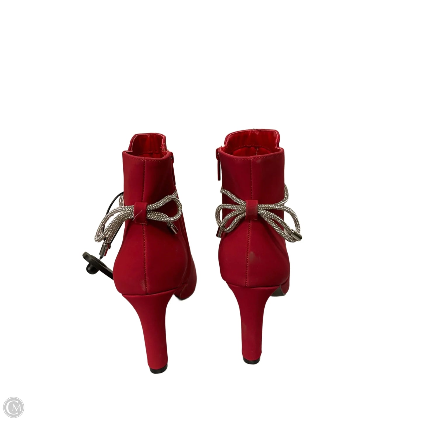 Boots Ankle Heels By Impo In Red, Size: 10