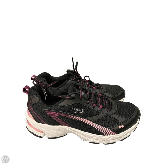 Shoes Athletic By Ryka In Black & Purple, Size: 10