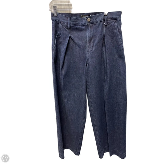 Jeans Wide Leg By Banana Republic In Blue Denim, Size: 6
