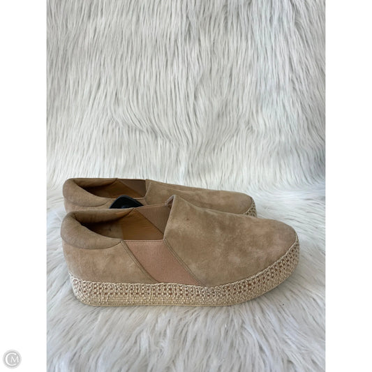 Shoes Heels Platform By Vince In Tan, Size: 8.5