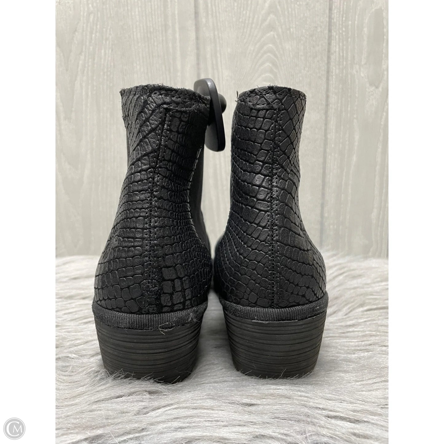 Boots Ankle Heels By Fly London In Black, Size: 9.5
