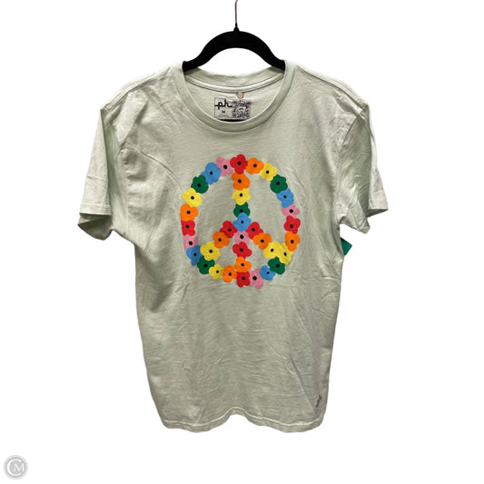 Top Short Sleeve By Clothes Mentor In Green, Size: M