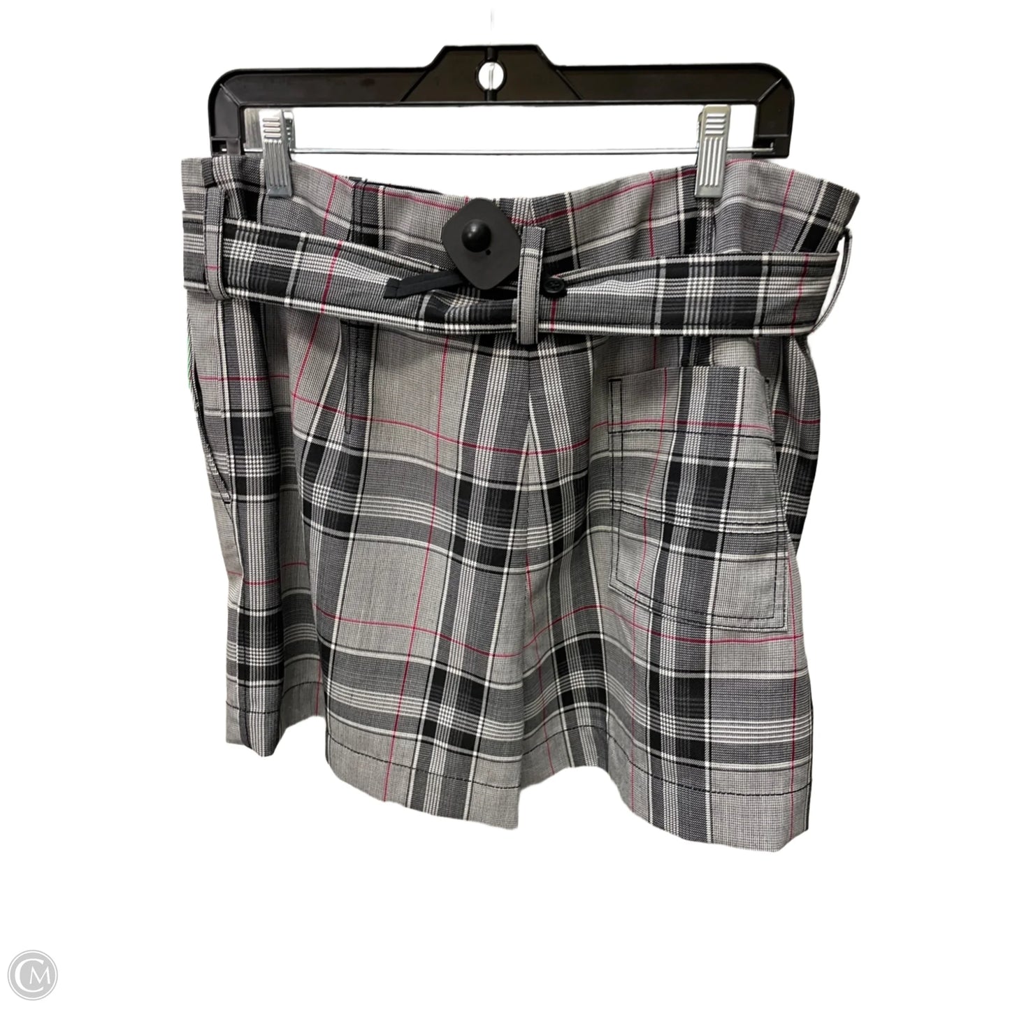Shorts Designer By 3.1 Phillip Lim In Plaid Pattern, Size: 12
