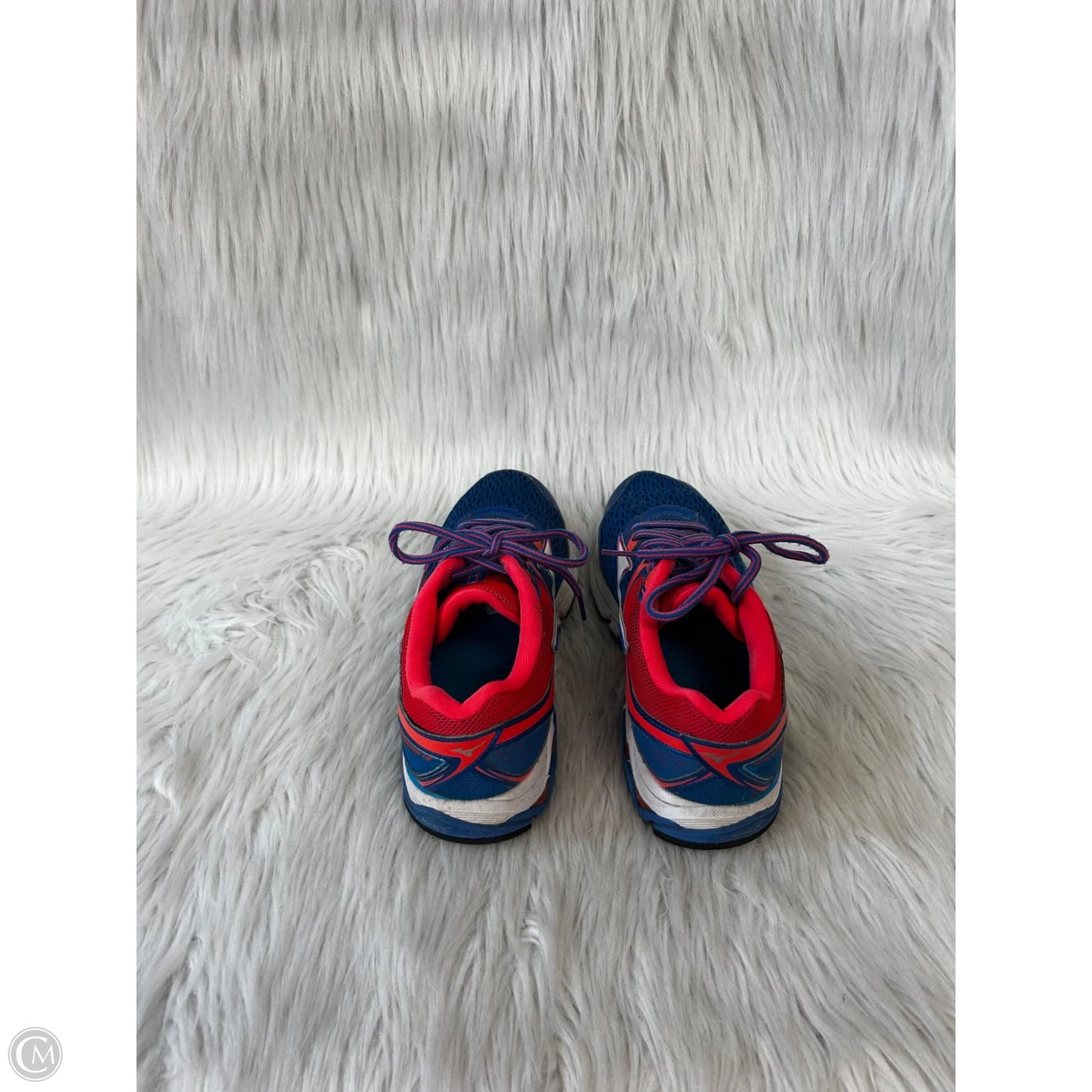 Shoes Athletic By Mizuno In Blue & Pink, Size: 7.5