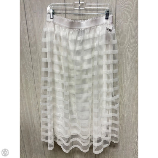Skirt Midi By METROWEAR In White, Size: 12