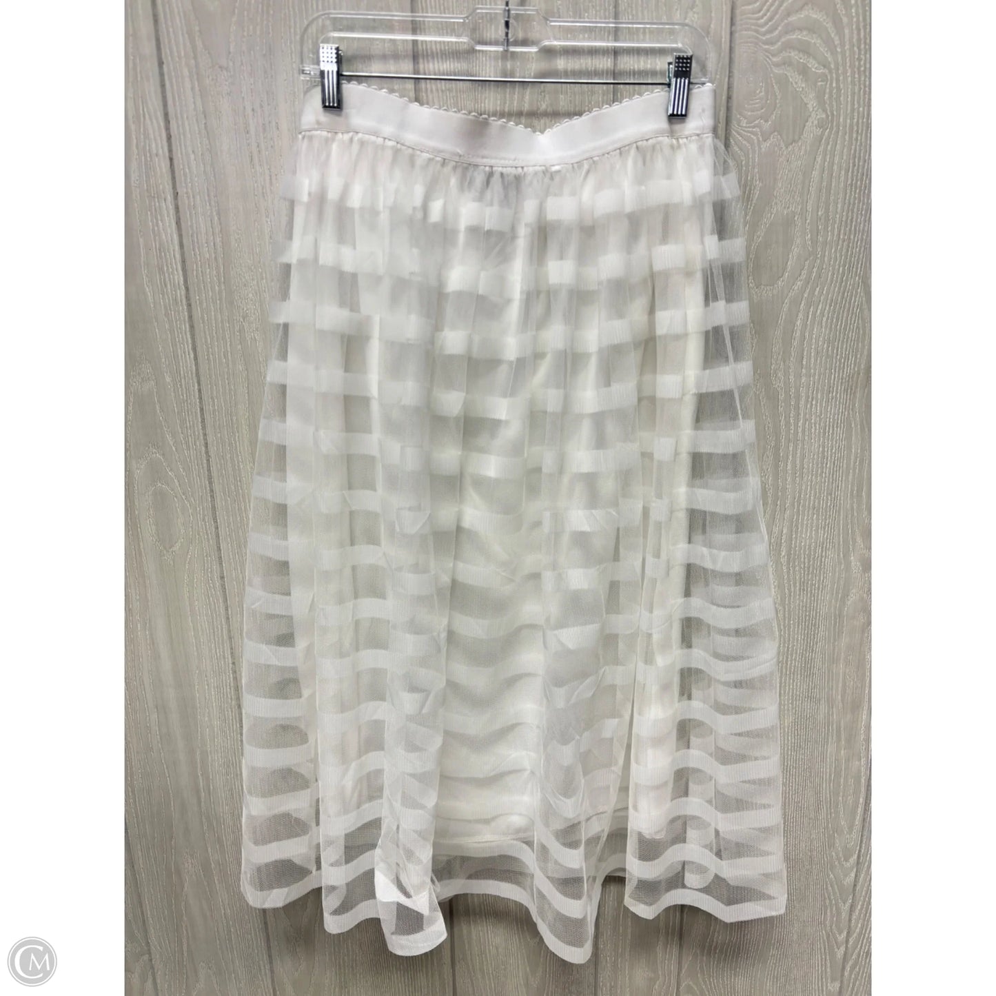 Skirt Midi By METROWEAR In White, Size: 12