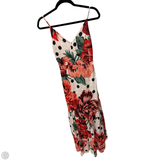 Dress Casual Maxi By Farm Rio In Floral Print, Size: Xs