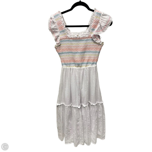 Dress Casual Midi By free the roses In White, Size: Xs