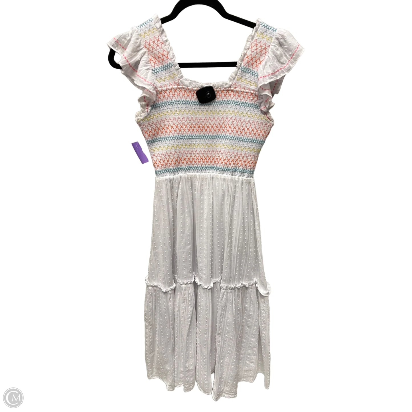 Dress Casual Midi By free the roses In White, Size: Xs