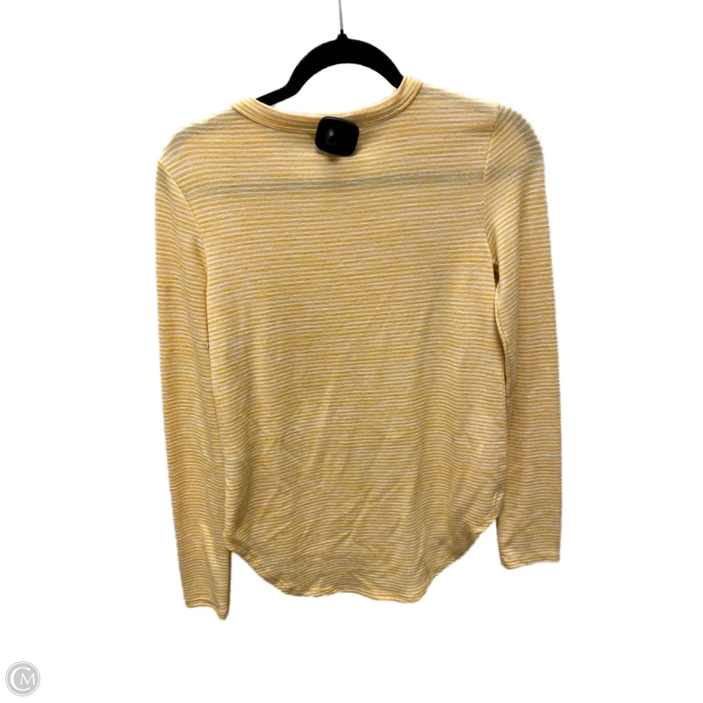 Top Long Sleeve By Banana Republic In Striped Pattern, Size: Xs