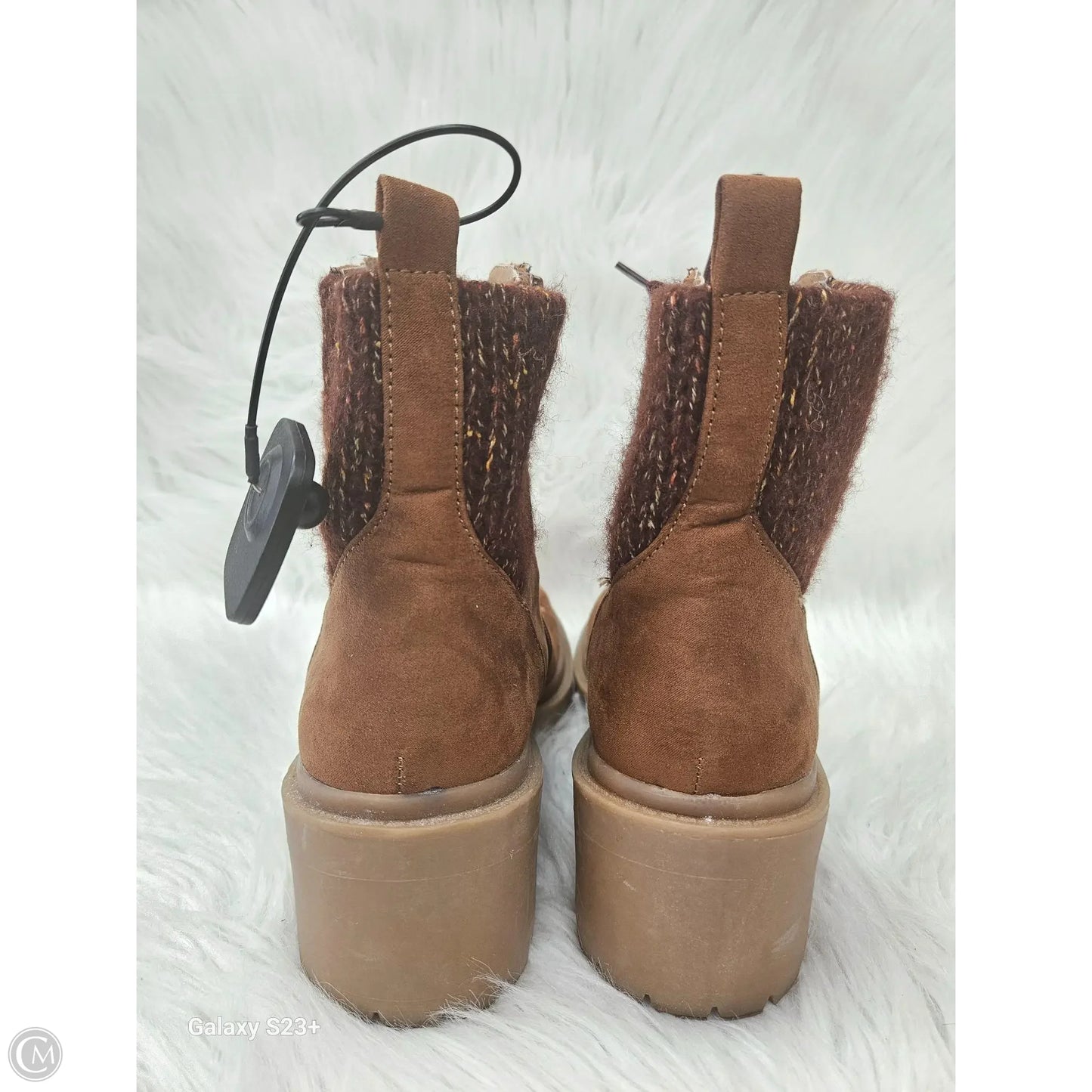 Boots Combat By Clothes Mentor In Brown, Size: 11