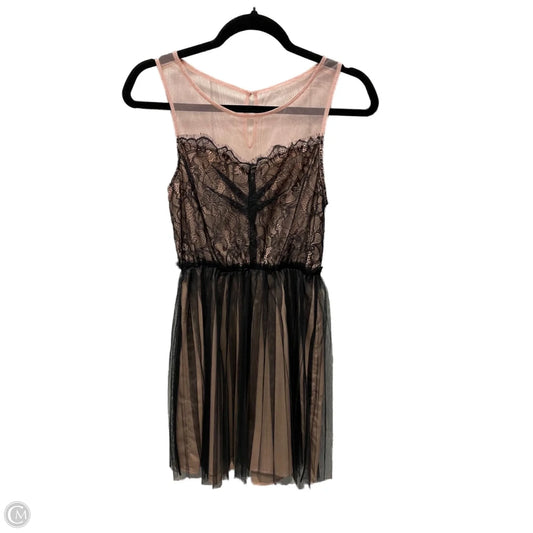 Dress Party Short By Pins And Needles In Black & Tan, Size: S