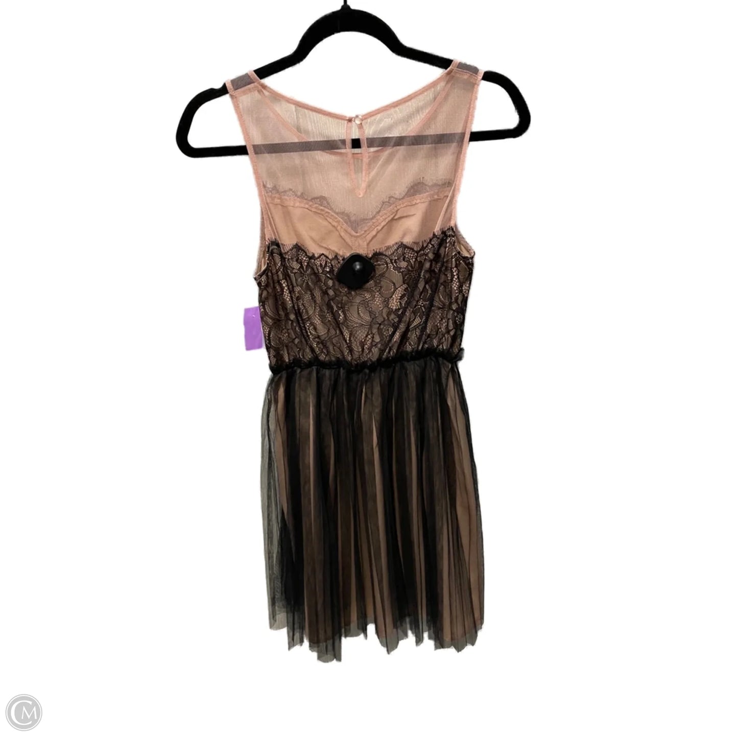 Dress Party Short By Pins And Needles In Black & Tan, Size: S