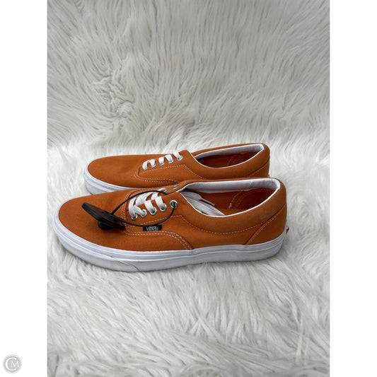 Shoes Sneakers By Vans In Orange, Size: 9