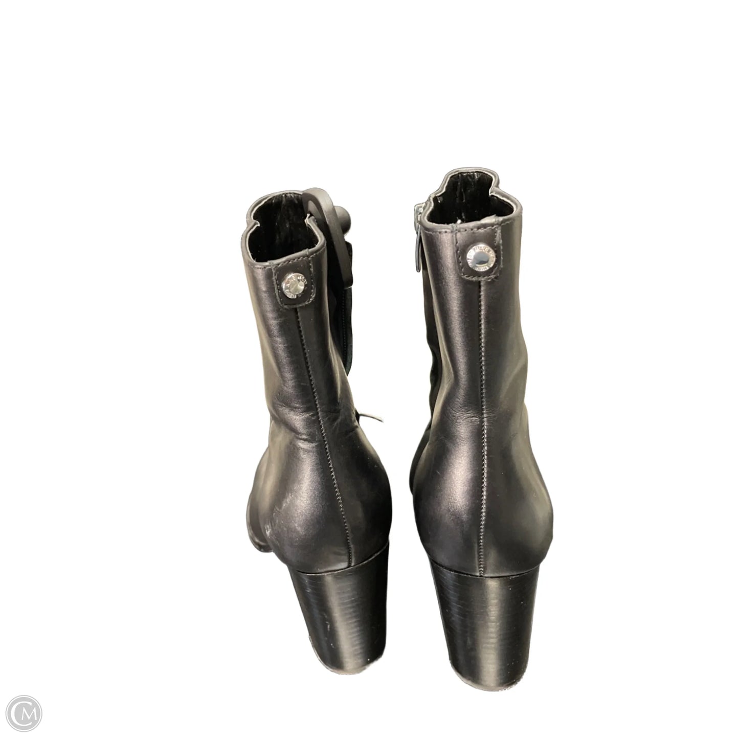 Boots Ankle Heels By Nine West In Black, Size: 10