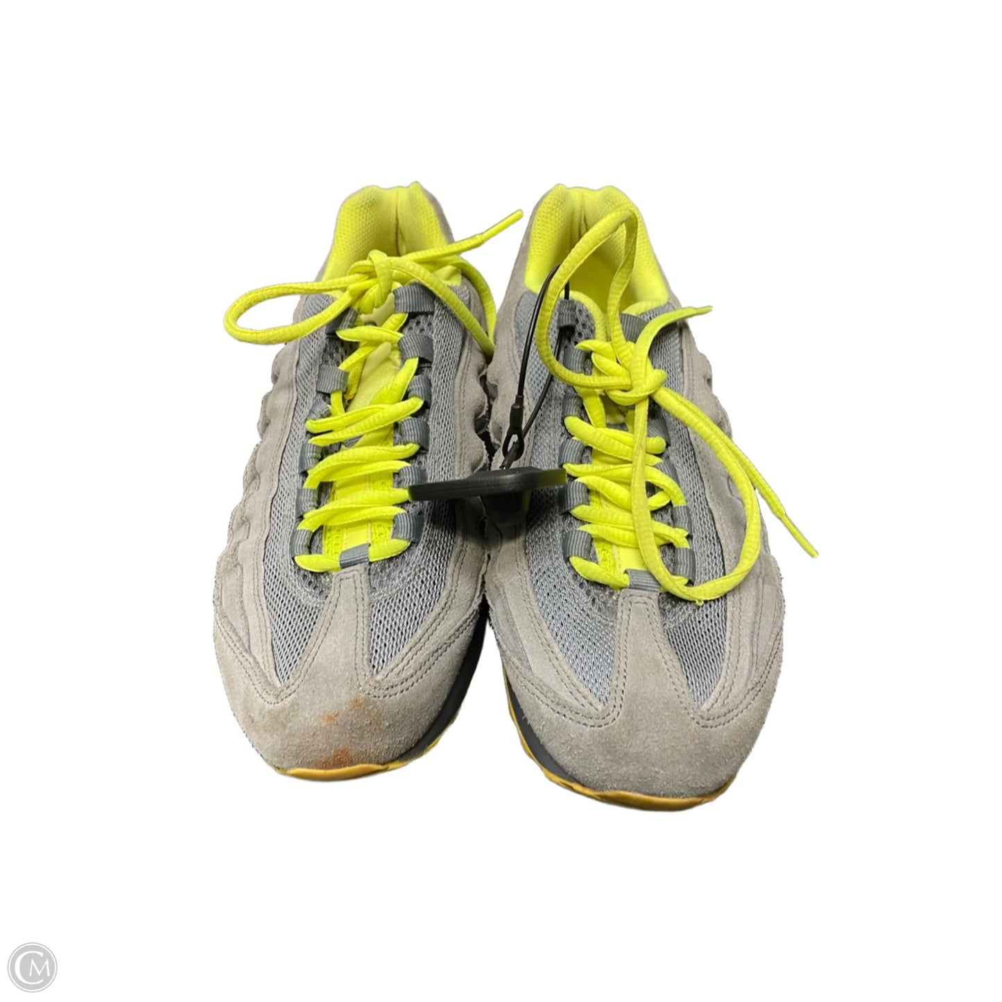 Shoes Sneakers By Nike In Green & Grey, Size: 8