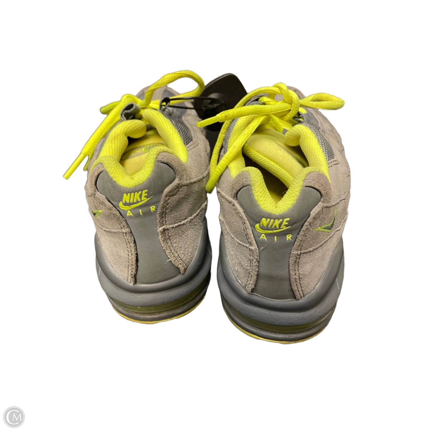 Shoes Sneakers By Nike In Green & Grey, Size: 8