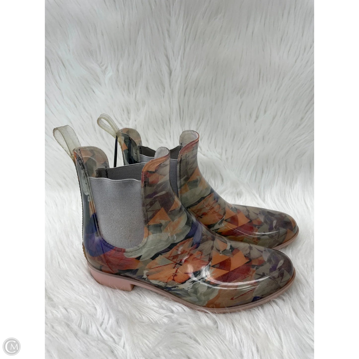 Boots Rain By NOSOX In Floral Print, Size: 9