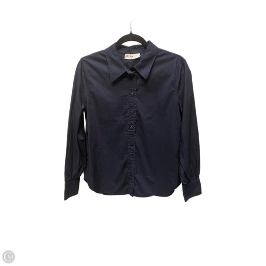 Blouse Designer By Tory Burch In Navy, Size: M