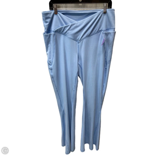 Athletic Pants By Fabletics In Blue, Size: 1x