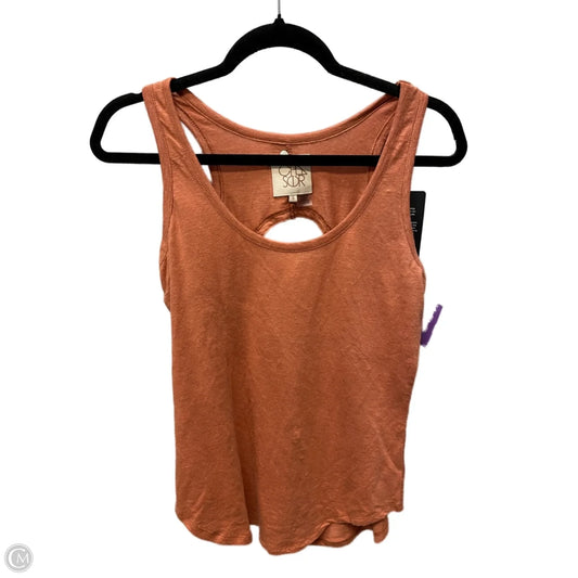 Top Sleeveless By Chaser In Orange, Size: S