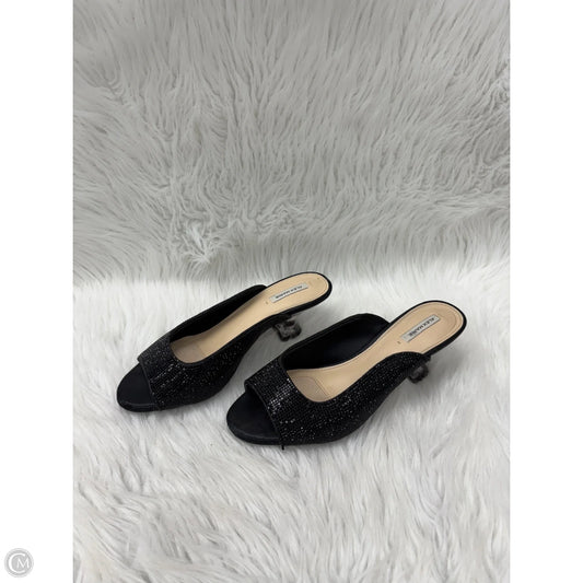 Sandals Heels Block By Alex Marie In Black, Size: 7.5