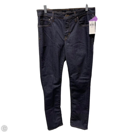 Jeans Straight By Lauren By Ralph Lauren In Blue Denim, Size: 10