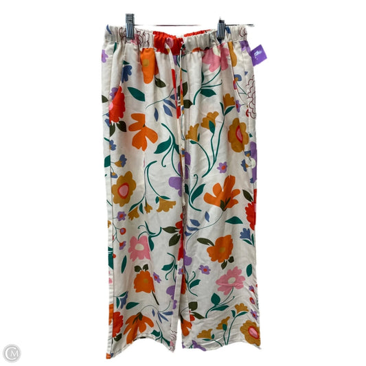 Pants Cropped By Clothes Mentor In Floral Print, Size: 4