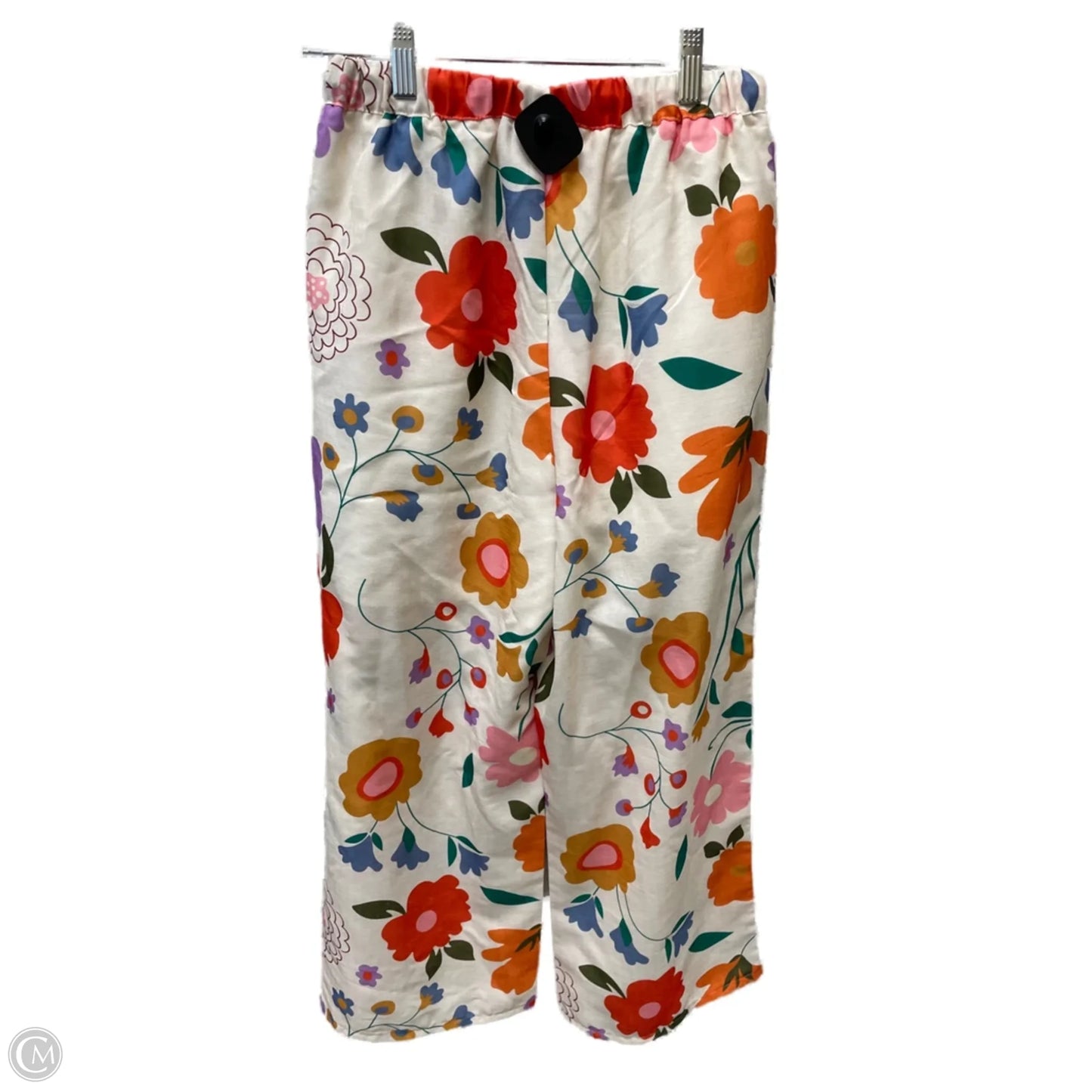 Pants Cropped By Clothes Mentor In Floral Print, Size: 4