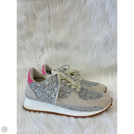 Shoes Sneakers By Steve Madden In Silver, Size: 9
