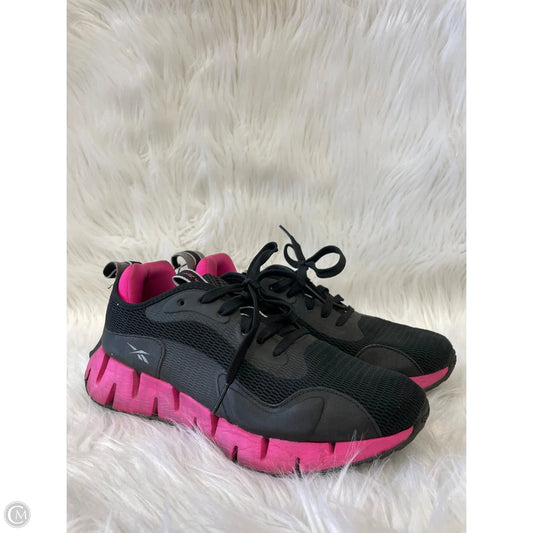 Shoes Athletic By Reebok In Black & Pink, Size: 10