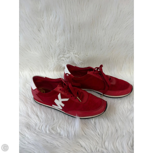 Shoes Designer By Michael Kors In Red, Size: 9.5