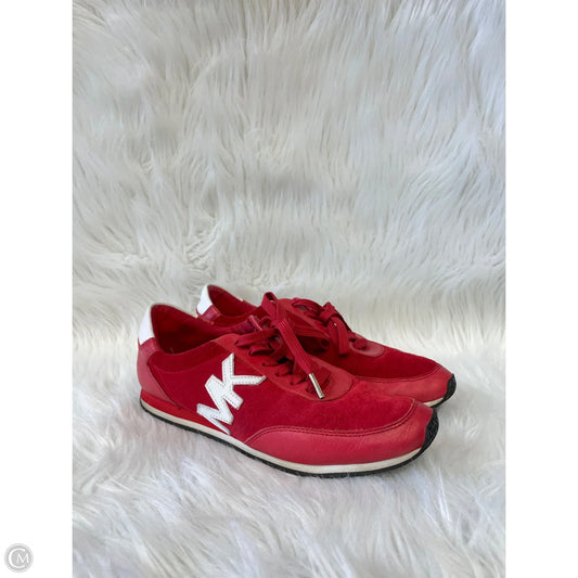 Shoes Designer By Michael Kors In Red, Size: 9.5