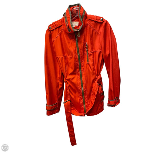 Coat Designer By Michael Kors In Orange, Size: M