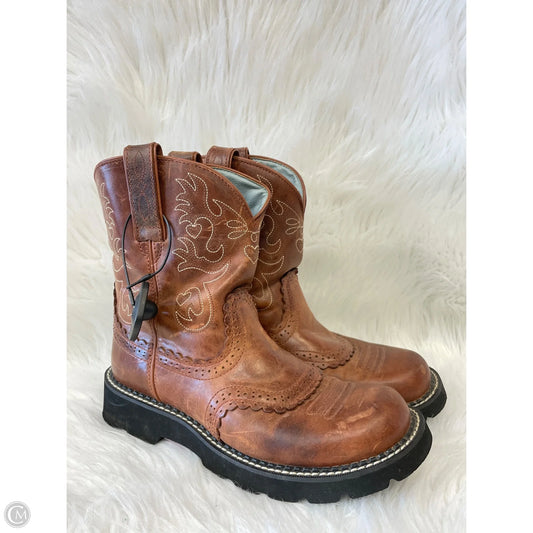 Boots Western By Ariat In Brown, Size: 10