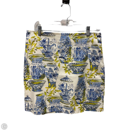 Skirt Mini & Short By Talbots In Blue & Green, Size: 10