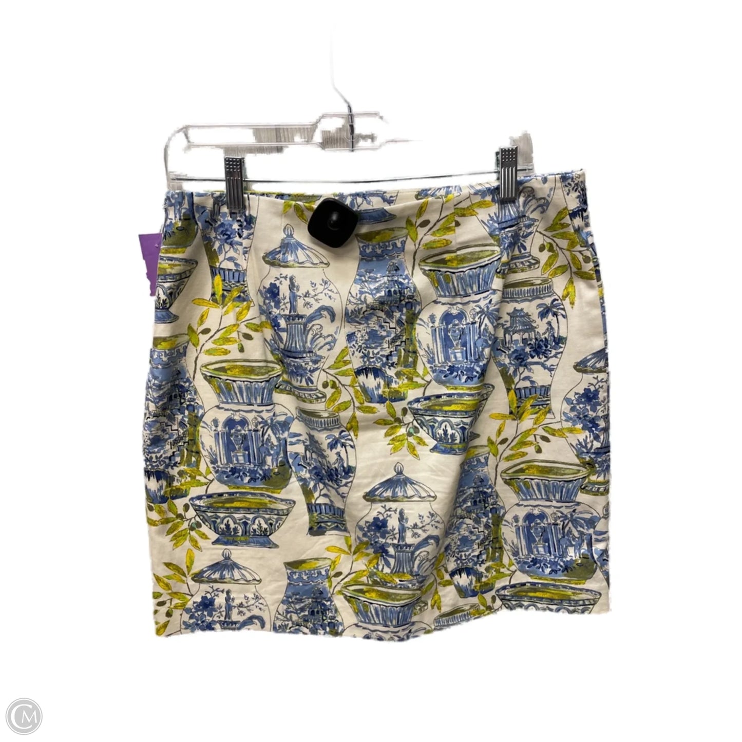 Skirt Mini & Short By Talbots In Blue & Green, Size: 10