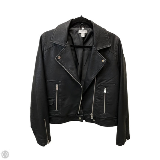 Jacket Moto By Top Shop In Black, Size: M