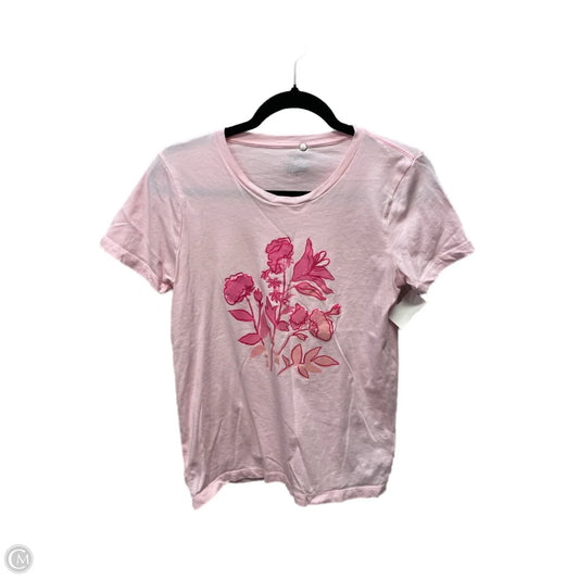 Top Short Sleeve By J. Crew In Pink, Size: S