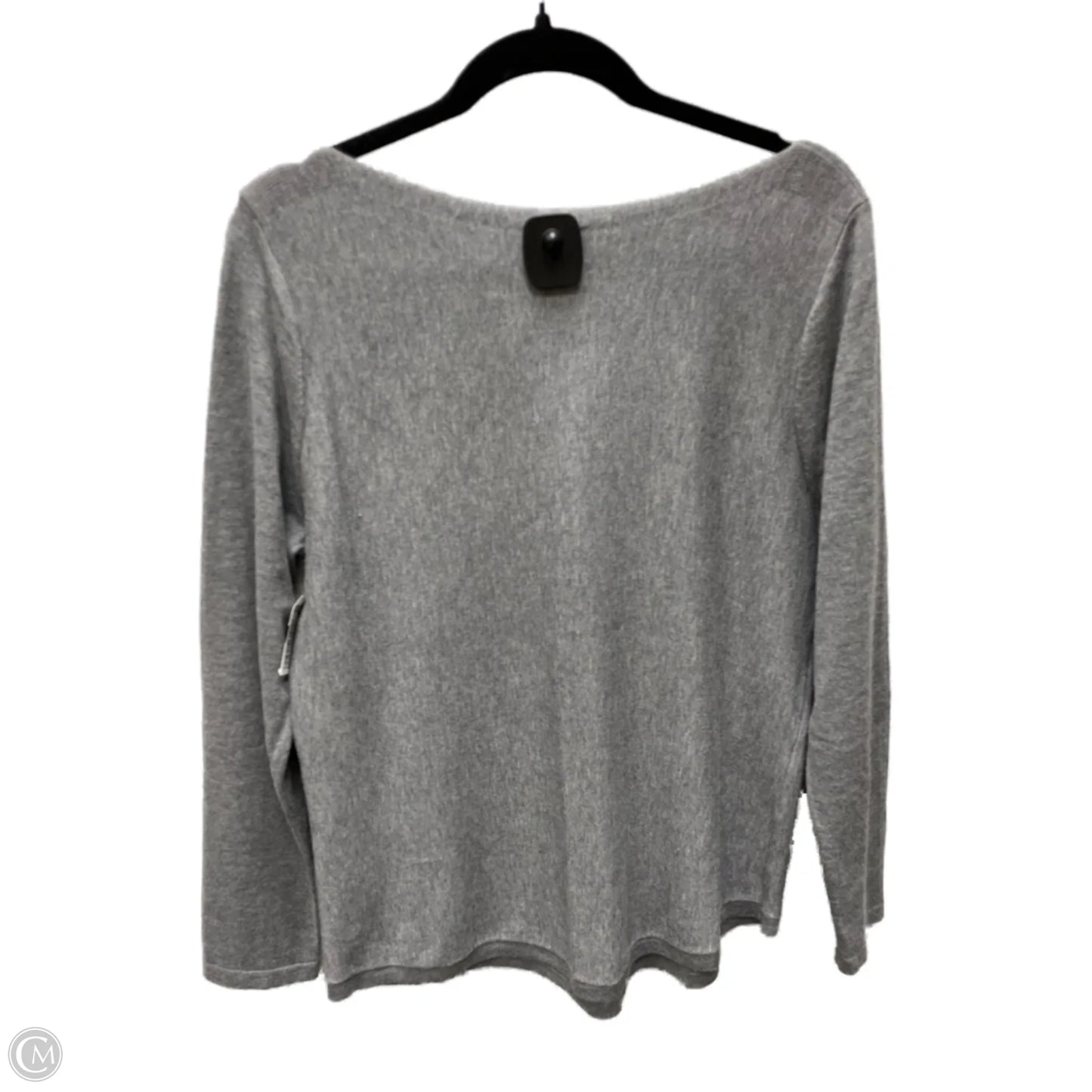 Sweater By Chicos In Grey, Size: S