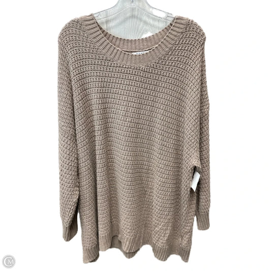 Sweater By Old Navy In Tan, Size: 3x