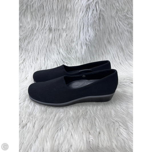 Shoes Heels Wedge By Sas In Black, Size: 11