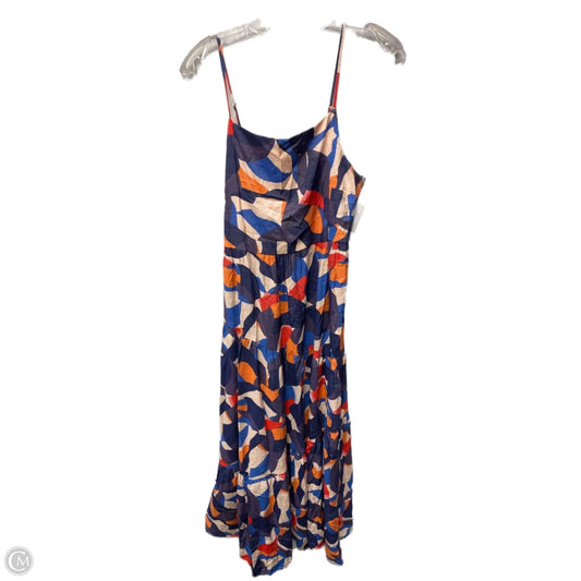 Dress Casual Short By Nine West Apparel In Blue & Orange, Size: M