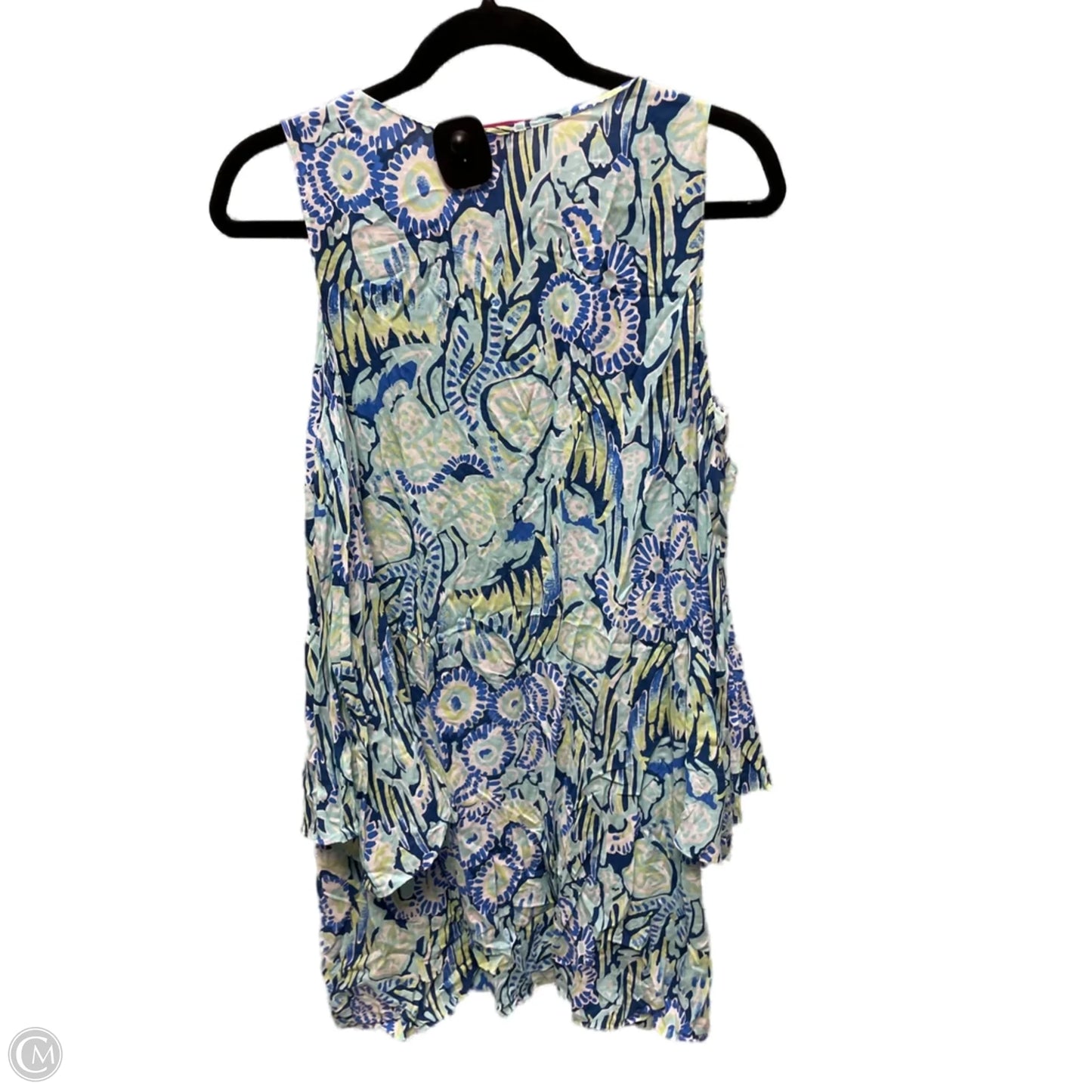 Dress Designer By Lilly Pulitzer In Blue & Green, Size: S