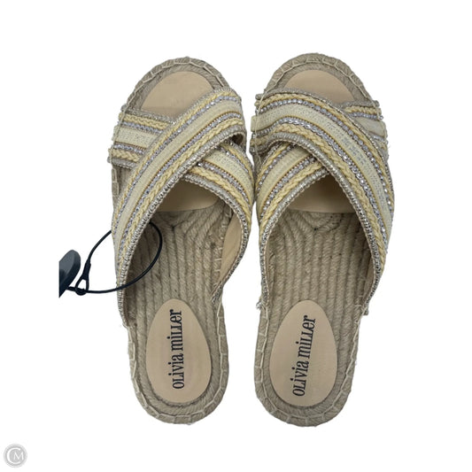 Sandals Flats By Olivia Miller In Tan, Size: 6.5